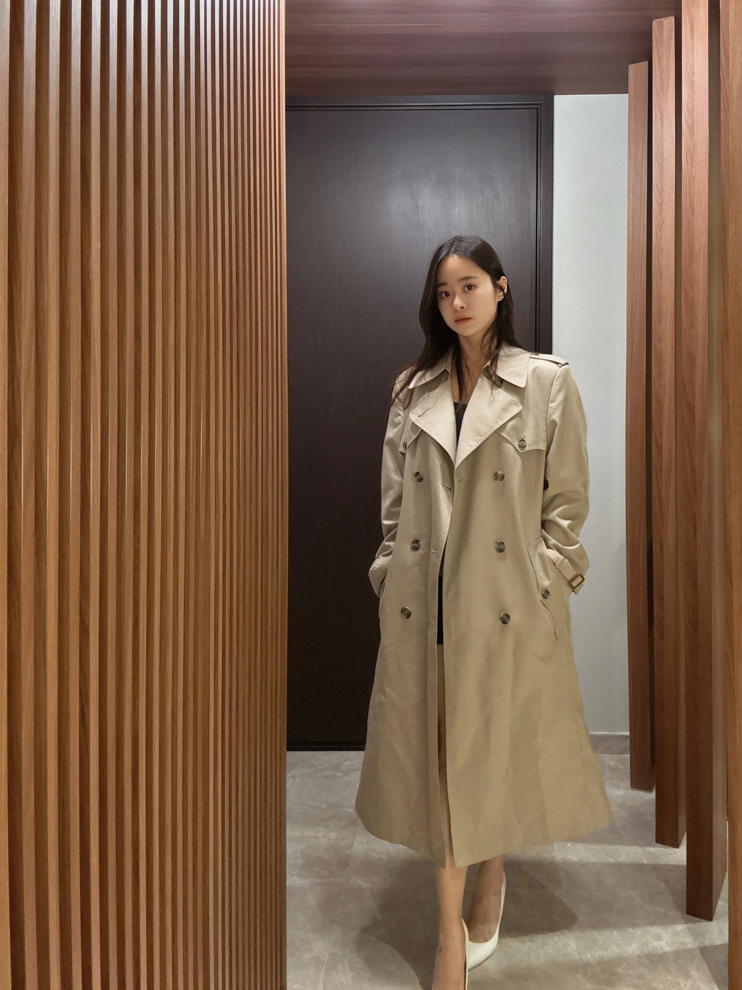 Vintage Christian Dior Monsieur trench coat 38R