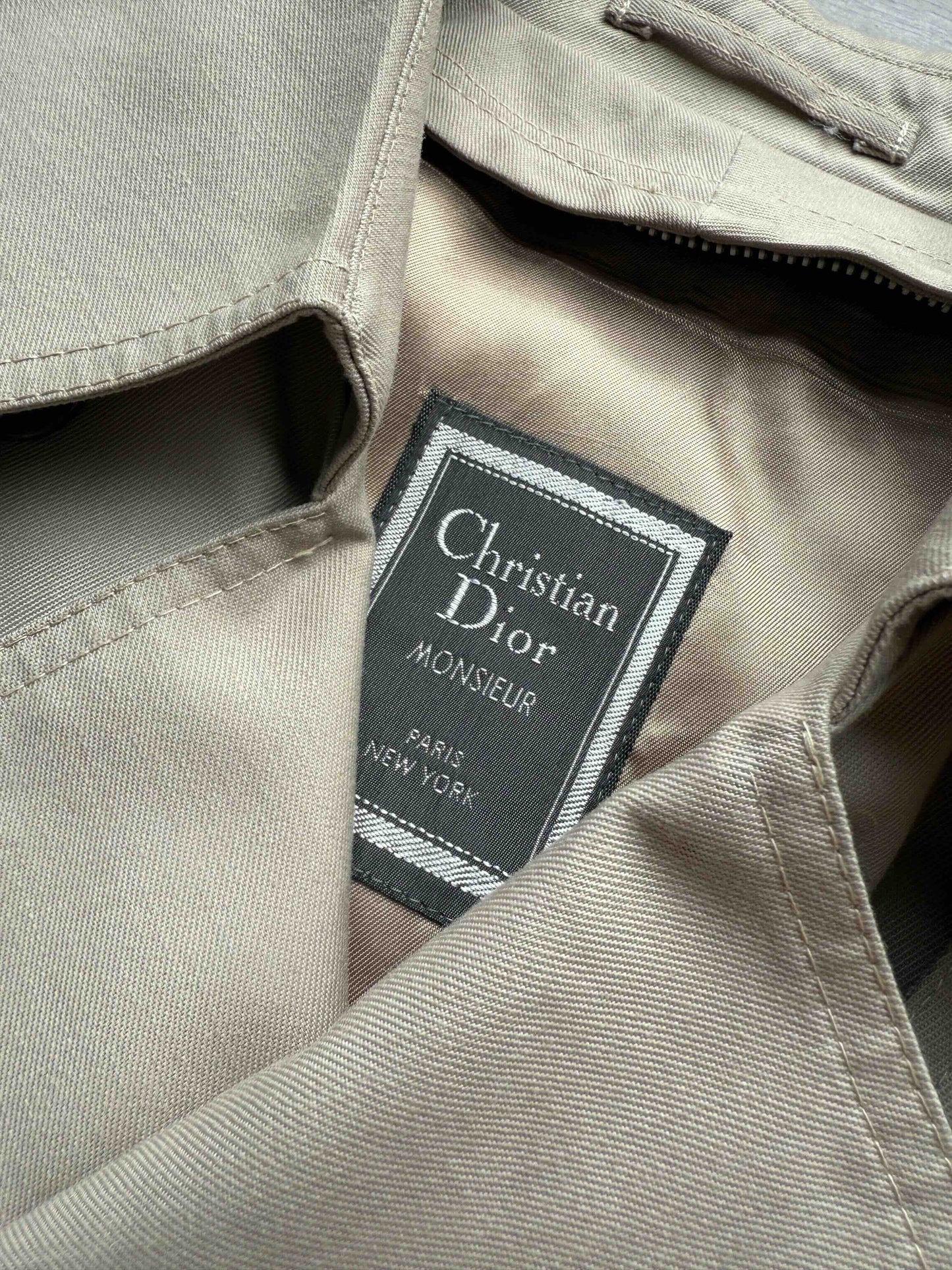 Vintage Christian Dior Monsieur trench coat 38R
