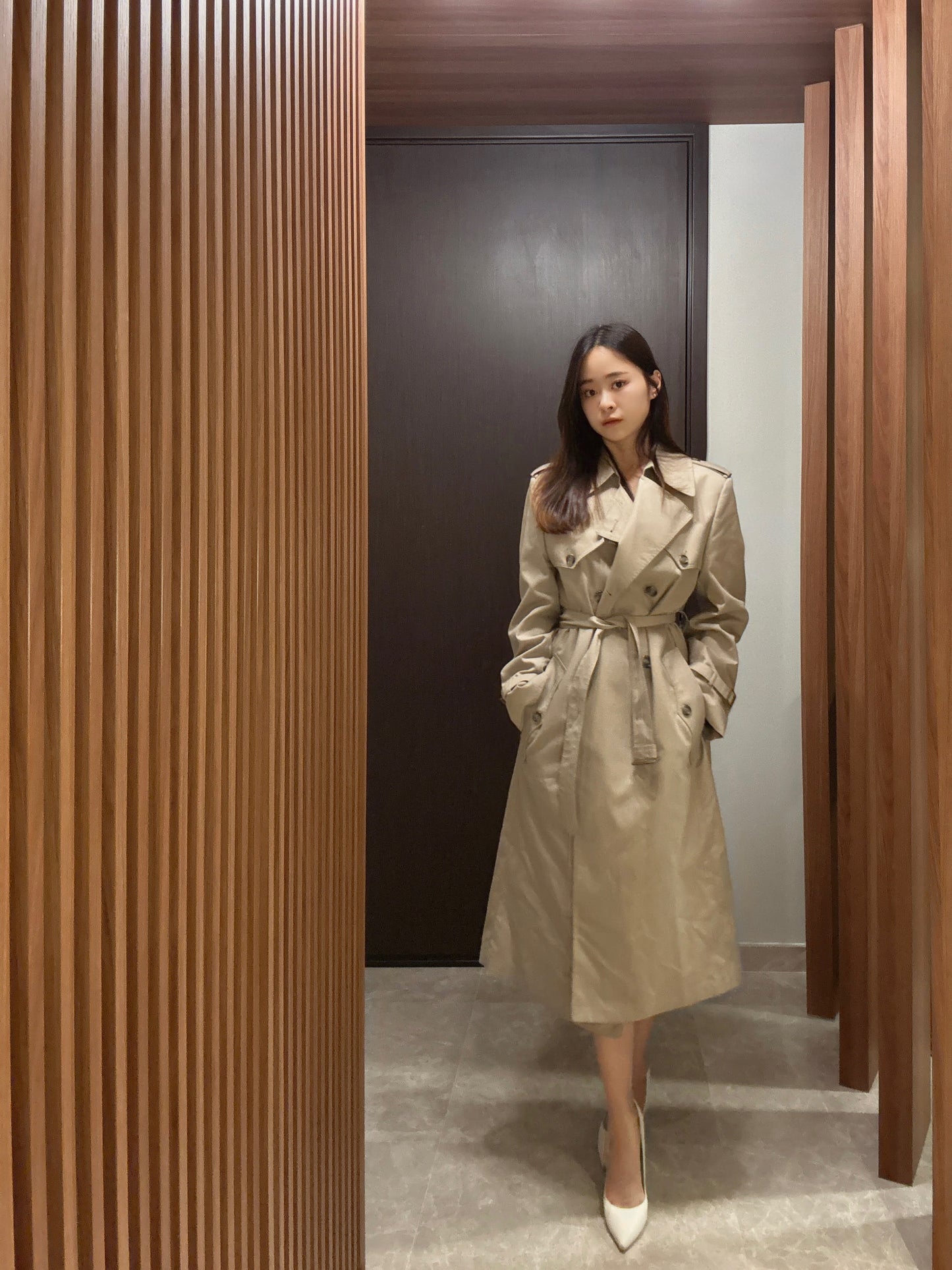 Vintage Christian Dior Monsieur trench coat 38R