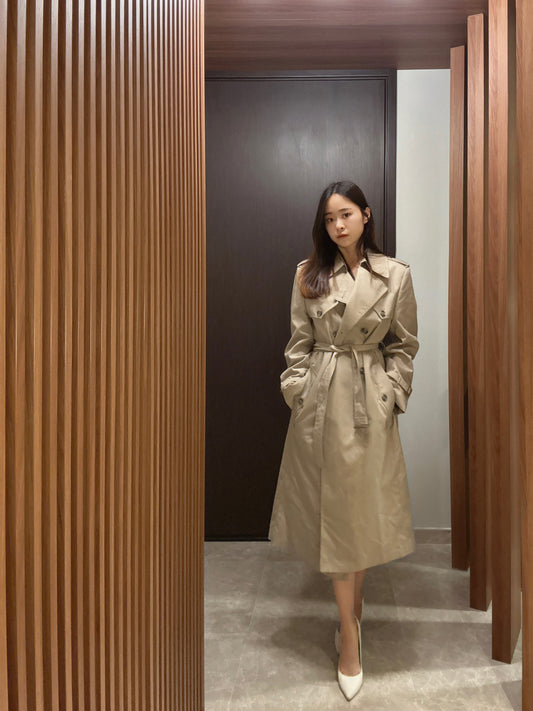 Vintage Christian Dior Monsieur trench coat 38R