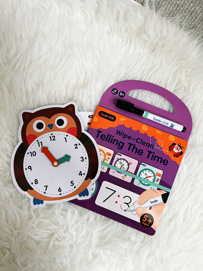 可擦写时钟篇 Wipe-clean Telling the Time