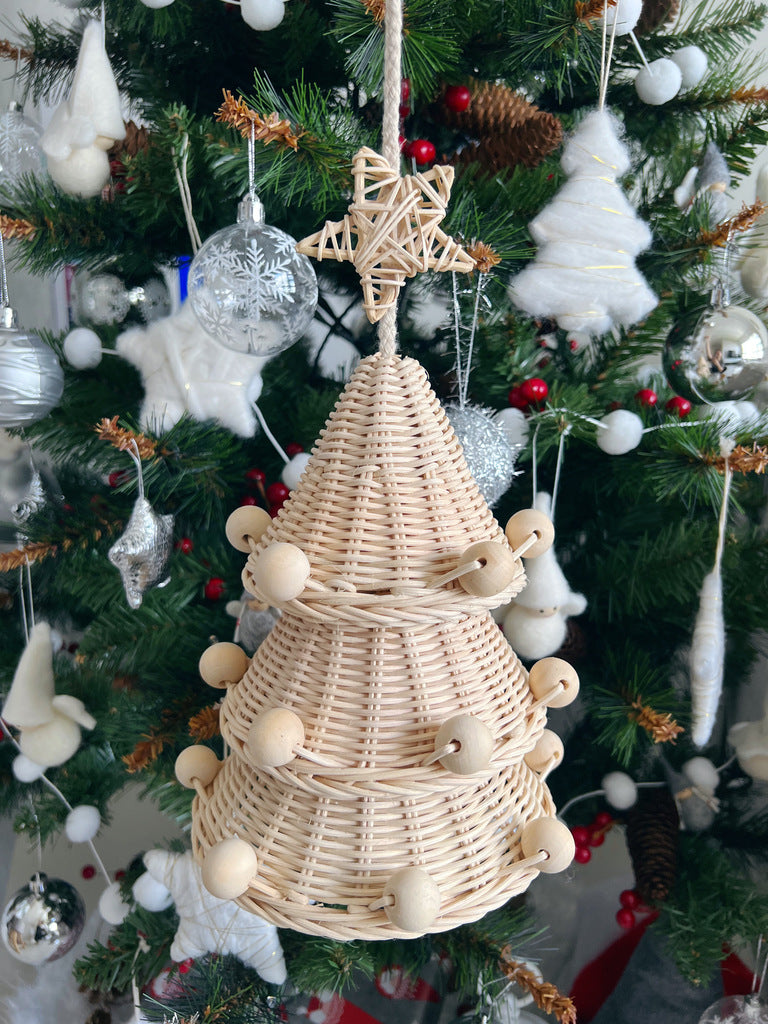 Rattan Christmas tree