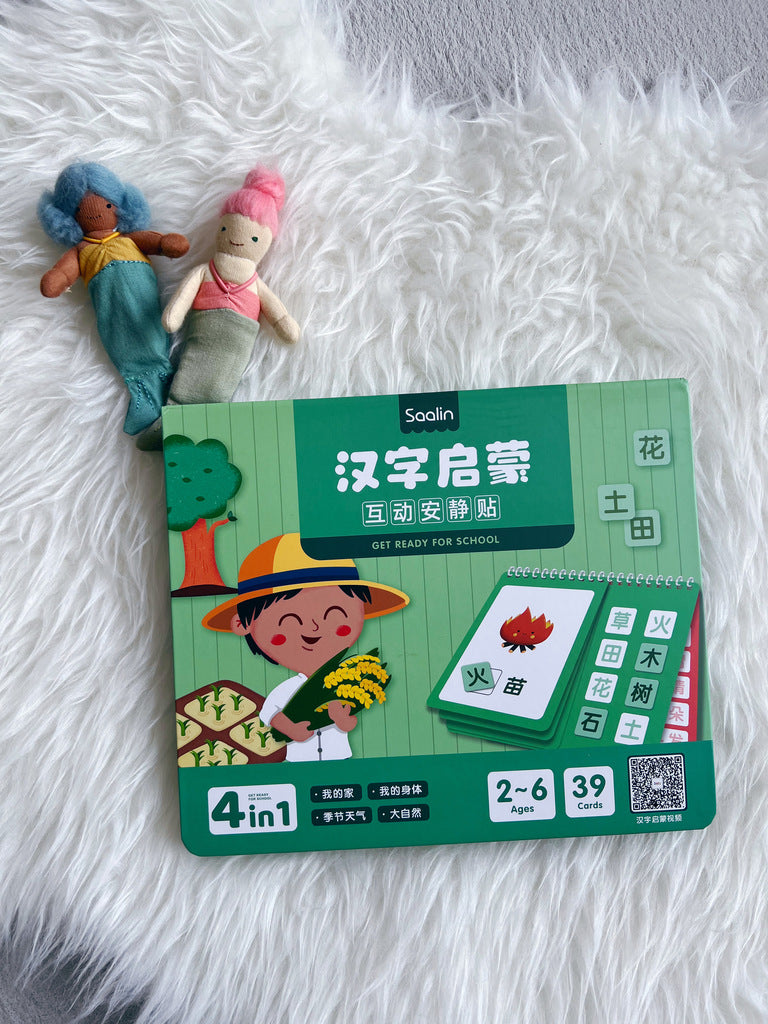 汉字启蒙识字卡 Get ready for Kindergarten: Family, Nature and Body