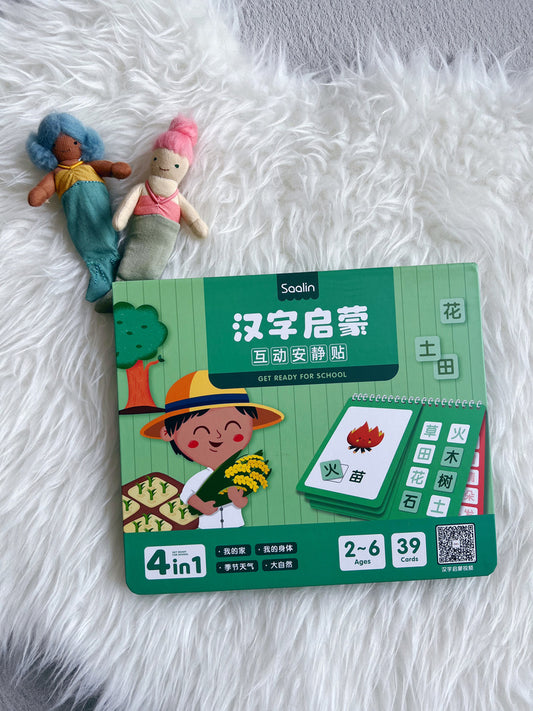 汉字启蒙识字卡 Get ready for Kindergarten: Family, Nature and Body