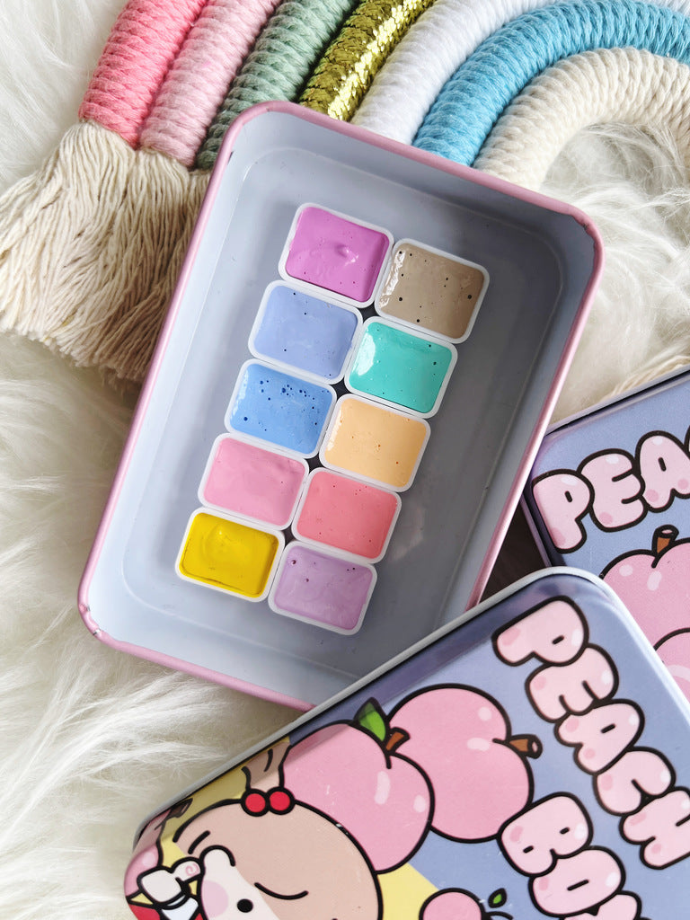 Macaron watercolour box
