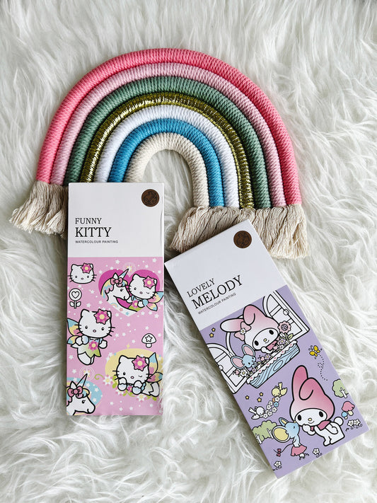 Sanrio watercolour booklet