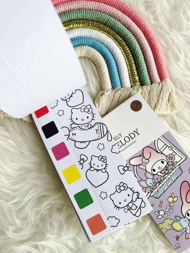 Sanrio watercolour booklet