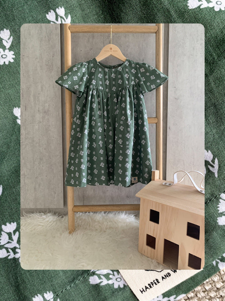 Paloma botanical dress